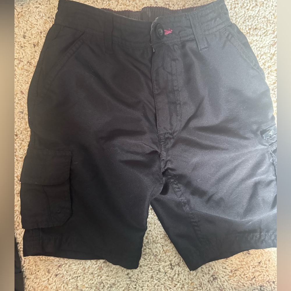 Burnside Men's Dark Cargo Shorts